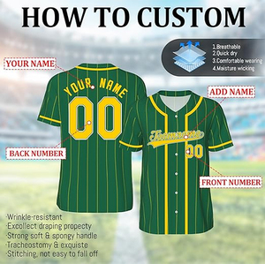 Camisetas de Béisbol Personalizadas 100% Algodón Orgánico de Secado Rápido, Cuello en V, Diseños Únicos, Ropa Deportiva Transpirable para Equipos, Tallas Grandes, Envío Rápido - Product Image 2