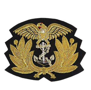 Badges personnalisés en tissu sergé brodé à la main, de luxe, écologiques, sans nickel, brillants, pour la vente en gros - Product Image 1