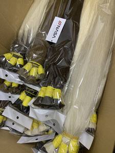 Pelo a granel precio al por mayor color naranja oscuro 100% cabello virgen vietnamita de alta calidad de la Nasa Hair Genius weft - Product Image 6