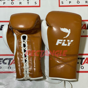 Gants de boxe Fly Superlace X de qualité supérieure, 100% cuir véritable, neufs, pour entraînement et combats en salle de sport. - Product Image 5