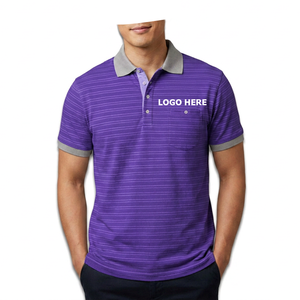 Camisetas al por mayor personalizadas con marca propia, básicas, para hombre, 100% algodón, antiarrugas, con bolsillo, informales, para bordado OEM - Product Image 3