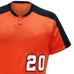 Hot Selling Customized Color Baseball Uniform Sets Sportswear Button Jersey <b>T</b>-<b>Shirts</b> Pants Breathable Quick Plus Size - Product Image 6