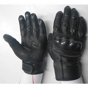 Gants de course en cuir pleine main de haute qualité, avec manchette longue, compatibles écran tactile, protection antidérapante, respirants pour le motocross - Product Image 4