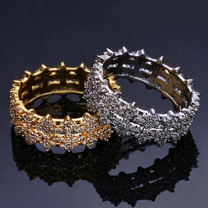 Anillo de Compromiso de Lujo con Moissanita Tallada, Anillo de Boda Clásico para Hombre con Engaste de Garras en Plata de Ley 925 Bañada en Rodio, Regalo Ideal - Product Image 2