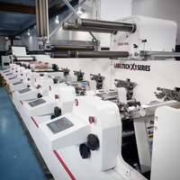 Machine d'impression flexographique automatique à bande étroite pour étiquettes, système d'impression industriel haute vitesse pour étiquettes et emballages