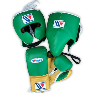 Winning Custom MMA Gloves <b>Set</b> Cowhide Leather Lace-Up High Quality OEM Supplier for Kick Boxing Training & Sparring - Product Image 1