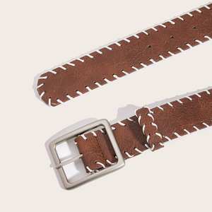 Nuevo Cinturón de Cuero para Hombre/<span class=keywords><strong>Mujer</strong></span>, Cinturón de Cuero de Lujo para Oficina, a Bajo Precio - Product Image 6