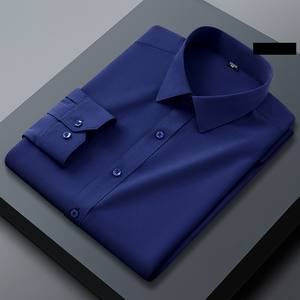 Chemise à manches longues en mélange de lin extensible dans quatre directions, style décontracté professionnel, pour le commerce transfrontalier et le dropshipping, fabrication OEM - Product Image 4