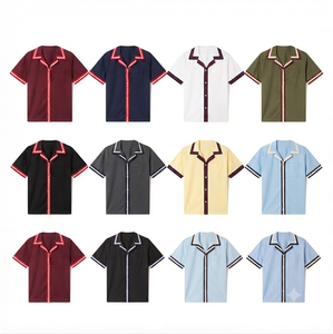 Chemises en toile unie pour hommes, élégantes, confortables, nouvelle collection, style streetwear, col rond, coton, décontractées, haute qualité, prix bas - Product Image 5
