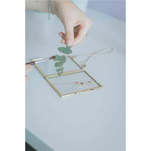 Nordic Style Hanging Metal Glass Photo <b>Frame</b> Transparent <b>Floating</b> <b>Frame</b> Specimen Herbarium Display Creative Wall <b>Picture</b> <b>Frame</b> - Product Image 2