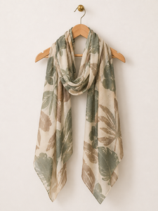 Fashion Women Floral Shawl Viscose Hijab Soft Lightweight Long Scarf Muslim <b>Head</b> <b>Wrap</b> Premium Modest Wear Scarf - Product Image 2