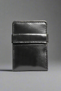 Porte-cartes en cuir véritable pour homme de haute qualité, personnalisé, avec protection RFID, mini, fin, pour poche avant, vente en gros - Product Image 4