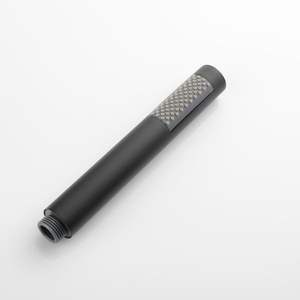 Robinet de baignoire autoportant à haut débit noir mat mitigeurs de douche à main bec pivotant pour support de douche de bain à haute efficacité - Product Image 2