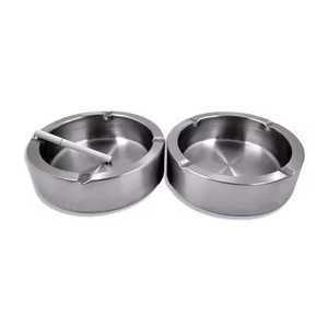 Premium metal <b>ashtray</b> with durable build heat resistant design and smooth finish ideal for indoor and outdoor use - Product Image 3
