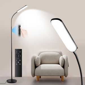 Lampada da Terra LED Super Luminosa per Lettura con Controllo Remoto Touch e Dimmerazione Continua, Gamma di Colori 2700K-6500K - Product Image 1