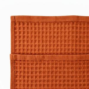 Serviette de bain en coton gaufré terracotta, légère, séchage rapide, qualité supérieure - Product Image 2