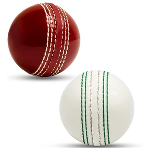 Pelotas de Cricket de Cuero de Color Amarillo Liso Hechas a Medida, Pelotas Duras para Entrenamiento, Competición, Torneo, Deportes, Venta al por Mayor - Product Image 5