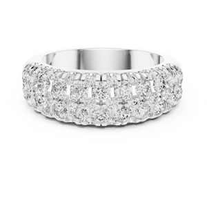 Anillo de Diamante Moissanita de Plata de Ley 925 al por Mayor de Fábrica, Joyería Personalizada para Compromiso y Boda, Fabricante y Proveedor OEM - Product Image 1