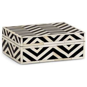 Handmade New Wooden Jewelry Box Bone Inlay Rectangular Tabletop Display Storage Jewelry Box - Product Image 3