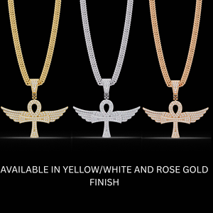 Wholesale Custom Iced Out Ankh <b>Cross</b> <b>Pendant</b> for Men 925 Sterling Silver VVS Moissanite Hip Hop Jewelry Egyptian <b>Cross</b> <b>Pendant</b> - Product Image 4