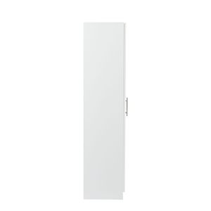Armadio da Cucina Bianco di Alta Qualità a 2 Ante con 3 Divisori e 4 Spazi di Stoccaggio Separati, Design Elegante - Product Image 5