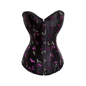 Women PU Leather Corset Firm <b>Control</b> Shapewear <b>Tummy</b> <b>Control</b> Button Front Design Adult Daily Wear - Product Image 4