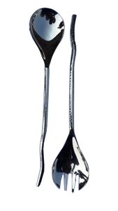Ensemble de cuillères de luxe polies miroir pour la maison, les restaurants et les hôtels, ustensiles de qualité réutilisables et écologiques. - Product Image 3