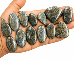 Cabochons en Agate Grise Naturelle en Gros, Pierres Brutes pour la Fabrication de Bijoux, Gemmes Polies de Haute Qualité - Product Image 2