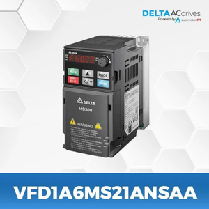 ไดรฟ์ปรับความถี่ Delta MS300 VFD 750W เฟสเดียว 220V IP20 สำหรับระบบอัตโนมัติในอุตสาหกรรม - Product Image 1