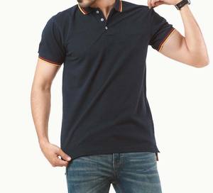 เสื้อโปโลผ้าเจอร์ซีย์คอตตอนแท้สไตล์ใหม่สำหรับฤดูร้อนสำหรับผู้ชาย เสื้อเชิ้ตแขนสั้นปักลายสไตล์ลำลองสำหรับธุรกิจ - Product Image 3