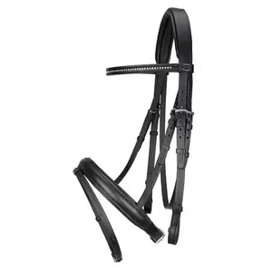 Support de bride pour cheval en métal, style selle anglaise, respirant, pour extérieur, personnalisable OEM, en cuir/nylon, avec logo privé, pour harnais et couvertures de haute qualité - Product Image 3
