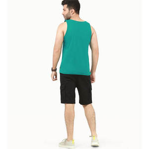 เสื้อกล้ามกีฬาผู้ชายรุ่นใหม่มาแรง ขายดี ODM ผ้าฝ้าย 100% เป็นมิตรกับสิ่งแวดล้อม แห้งเร็ว ซักเครื่องได้ เหมาะสำหรับฤดูร้อน - Product Image 2