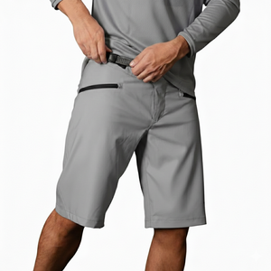 Pantalones Cortos de Ciclismo para Hombre, Transpirables, de Secado Rápido, Personalizables, para MTB, 100% Poliéster, Largos - Product Image 1