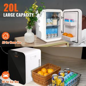 Mini-réfrigérateur 20L à écran tactile pour chambre à coucher, stockage de soins de la peau et de boissons, avec fonction de mémoire en cas de panne de courant, petit réfrigérateur portable pour voiture - Product Image 6