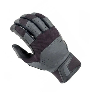 Gants de frappe en cuir noir avec fermeture auto-agrippante en tissu tricoté, unisexes, pour adultes, design durable - Product Image 4