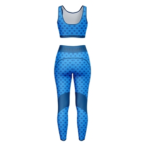 Women Seamless Yoga Set 2 Piece Workout Outfits High Waist Leggings Sports Bra Set Gym Wear Fitness Activewear Clothing - Product Image 1