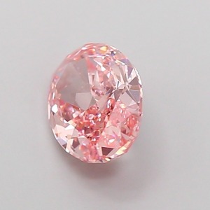 Diamant CVD rose vif fantaisie de forme ovale modifiée, cultivé en laboratoire, 1,55 carat, clarté VS1, polissage excellent, diamant non monté de luxe - Product Image 2