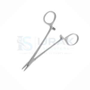 Porte-aiguille Mayo Hegar 15 cm en acier inoxydable, pince chirurgicale à poignée circulaire pour préhension des tissus, chirurgie générale, manuel, certifié CE - Product Image 4