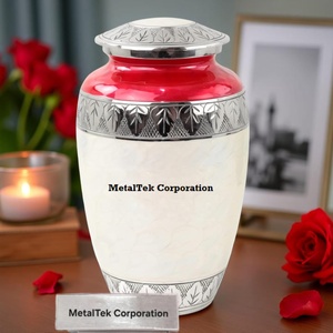 High Quality Metal Adult Cremation Urns & Keepsake for Ashes With Lid Memorial Burial <b>Jars</b> Funeral Supplies Pet Urn Manufacturer - Product Image 1