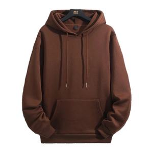 Sweat à capuche en coton uni à manches longues pour homme, coton de grande qualité, molleton uni, sweat à capuche pour homme - Product Image 1