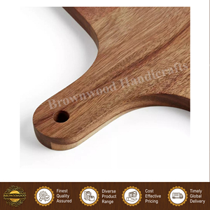 Fournisseur de confiance de planches à découper en bois d'acacia de qualité supérieure, design moderne, finition bois naturel, couleur bois d'acacia, best-seller - Product Image 3