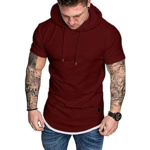 MRMT 2024, novedad, sudaderas con capucha para hombre, sudaderas con capucha de manga corta para hombre, sudadera informal de Color sólido para hombre con capucha- - Product Image 2