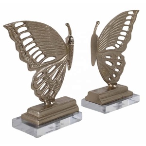 Novedad: Sujetalibros Decorativos de Metal con León Marino sobre Base de Mármol para Escritorio y Estantería, Precio al por Mayor - Product Image 3