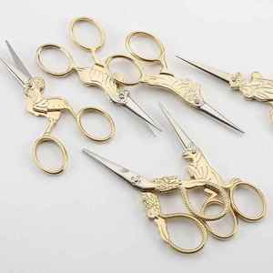 Vintage Classic Durable Stainless Steel Embroidery Scissors Sharp Tip Straight Blade Home Sewing Tool Cuticle Care Scissors - Product Image 3