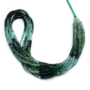 Cuentas Sueltas de Esmeralda AAA+ de 3 mm, Lisas y Redondas, Esmeralda Verde Natural Multicolor, Cuentas Sueltas de Piedras Preciosas para la Elaboración de Joyas - Product Image 2