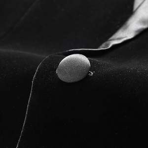 Trajes de Blazer de Negocios Estilo Italiano con Logotipo Personalizado, Más Vendidos, para Hombre, de Dos Piezas, Cruzados, Antiarrugas, Tallas Grandes, de Terciopelo, Personalizados - Product Image 4