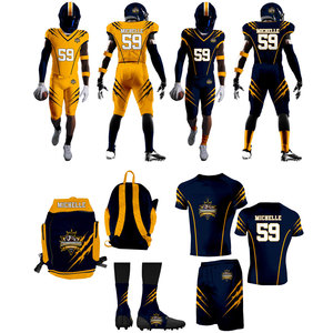 Uniforme de Fútbol Americano de Secado Rápido con Logotipo Personalizado, Ropa Deportiva Profesional, Uniforme de Fútbol Americano - Product Image 1
