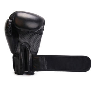 Guantes de Boxeo Profesionales de Encaje, Guantes de Sparring de Kick Boxing de Primera Calidad, Medios Dedos con Cierre de Gancho y Bucle - Product Image 1