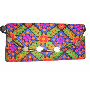 COIN DECORATION MEDIUM SIZE ETHNIC CLUTCH <b>BAG</b> Traditional Handmade <b>Boho</b> Evening Purse Vintage Tribal Party Handbag Women Fashion - Product Image 5
