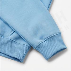 Sweat-shirt à capuche oversize décontracté en molleton 100 % coton anti-boulochage de haute qualité, avec logo personnalisé, style streetwear, épaules tombantes - Product Image 6